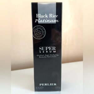 PERLIER BLACK RICE PLATINUM SUPER SERUM 1.5 FL OZ GLOBAL AGE-DEFYING SEALED